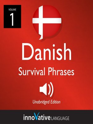 cover image of Danish Survival Phrases, Volume 1